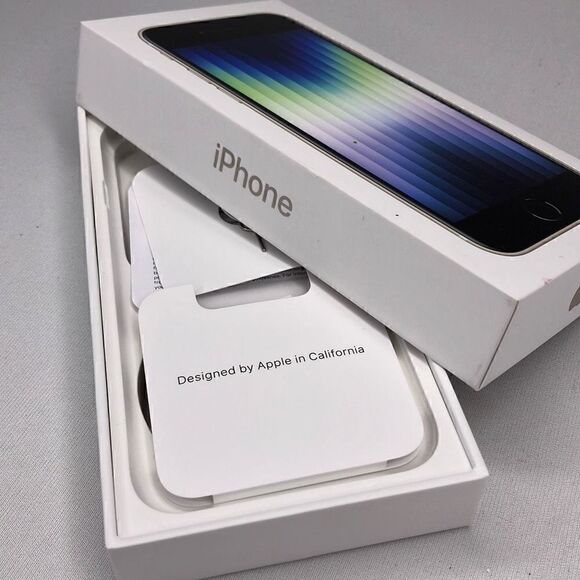 Empty Box of Apple iPhone SE Space Gray with Sim Ejector - Picture 7 of 7